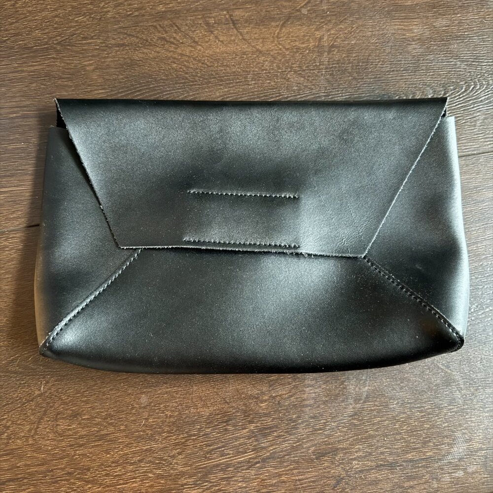 J.Crew Factory leather envelope clutch